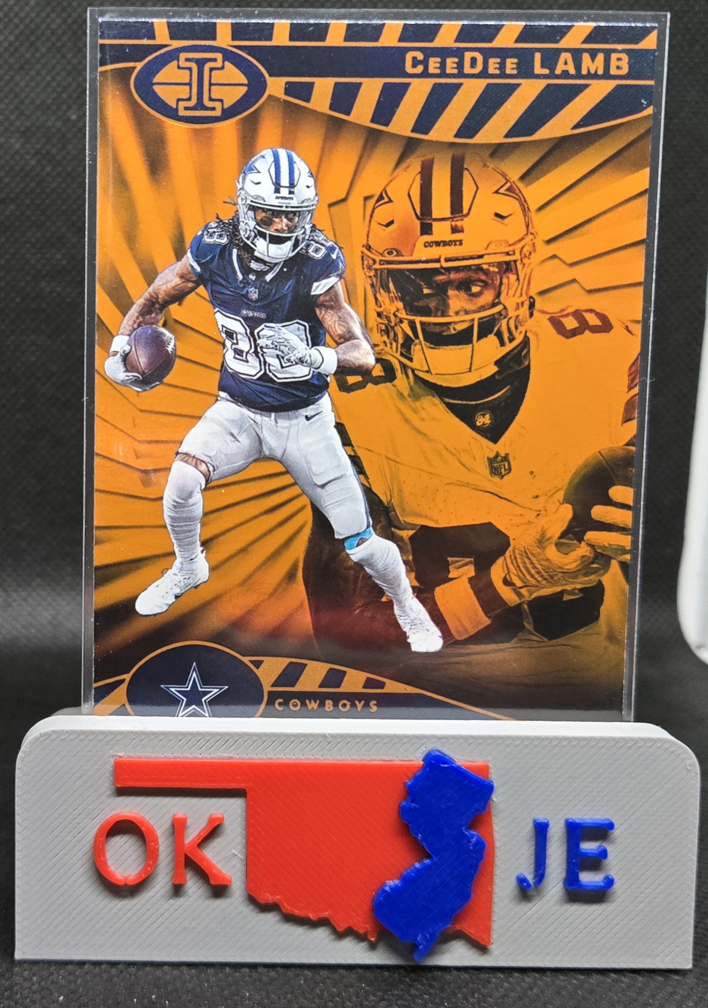 Ceedee Lamb 2024 Illusions Orange No 19