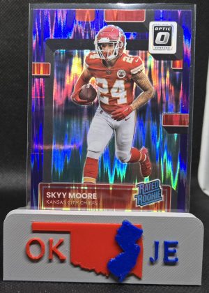 Skyy Moore 2022 Optic Purple Shock Rated Rookie No 224