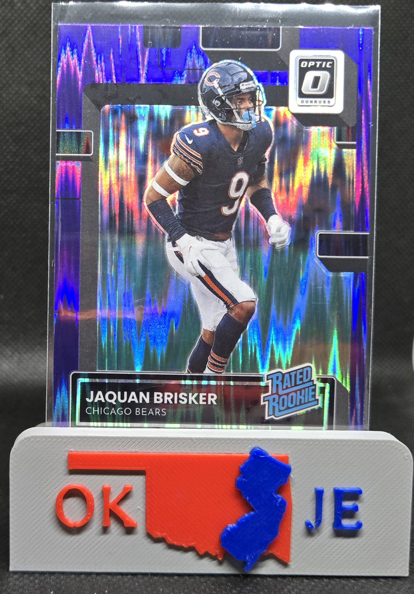 Jaquan Brisker 2022 Optic Rated Rookie Purple Shock No 266