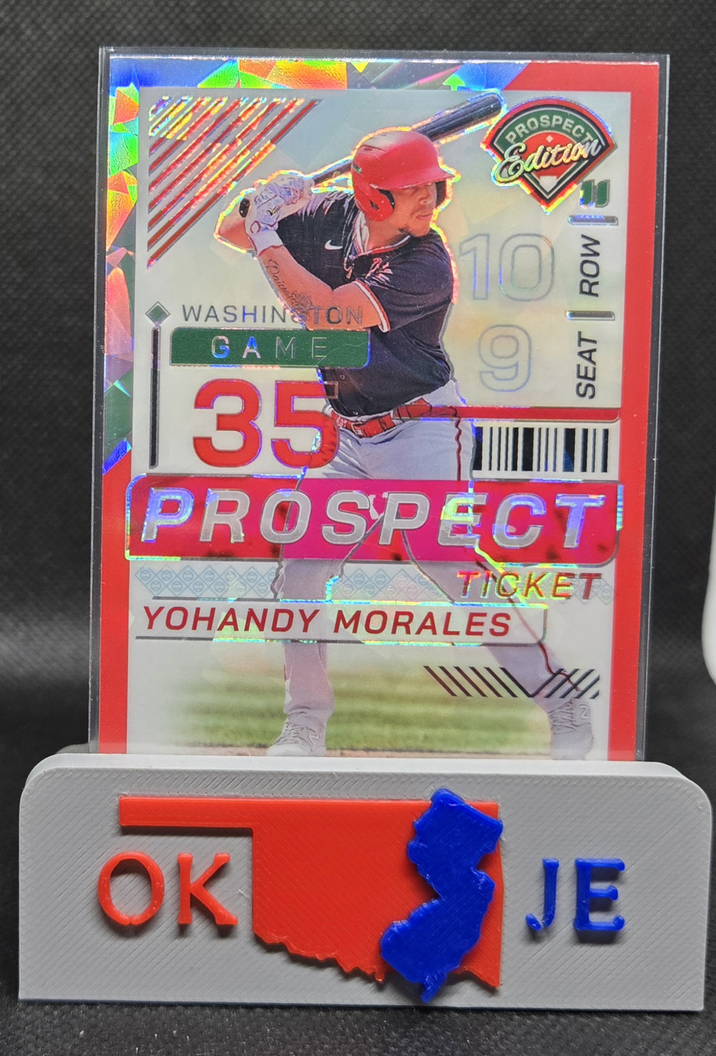 Yohandy Morales 2024 Prospect Edition Red Ice Holo No 161