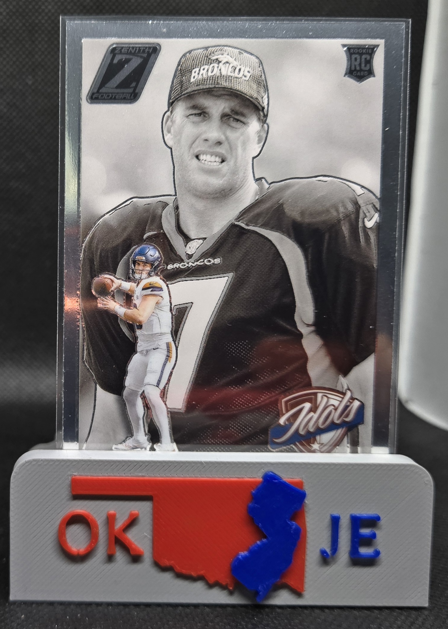 Bo Nix 2024 Zenith Idols - John Elway - Rookie Base No 11