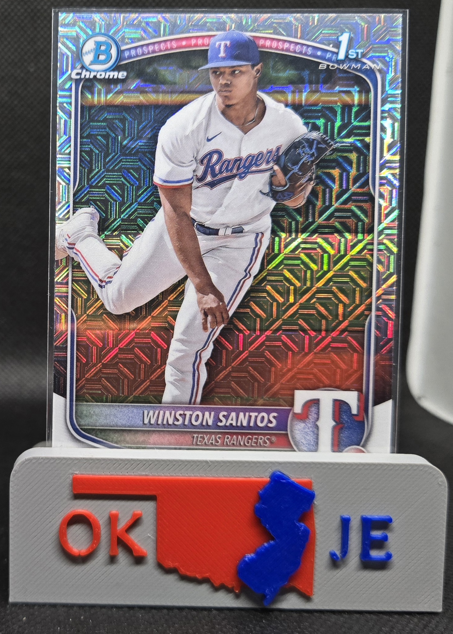 Winston Santos 2025 Bowman Chrome Prospect Mojo No BCP-121