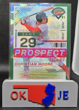 Christian Moore 2024 Prospect Edition Green Ice Holo /99 No 128