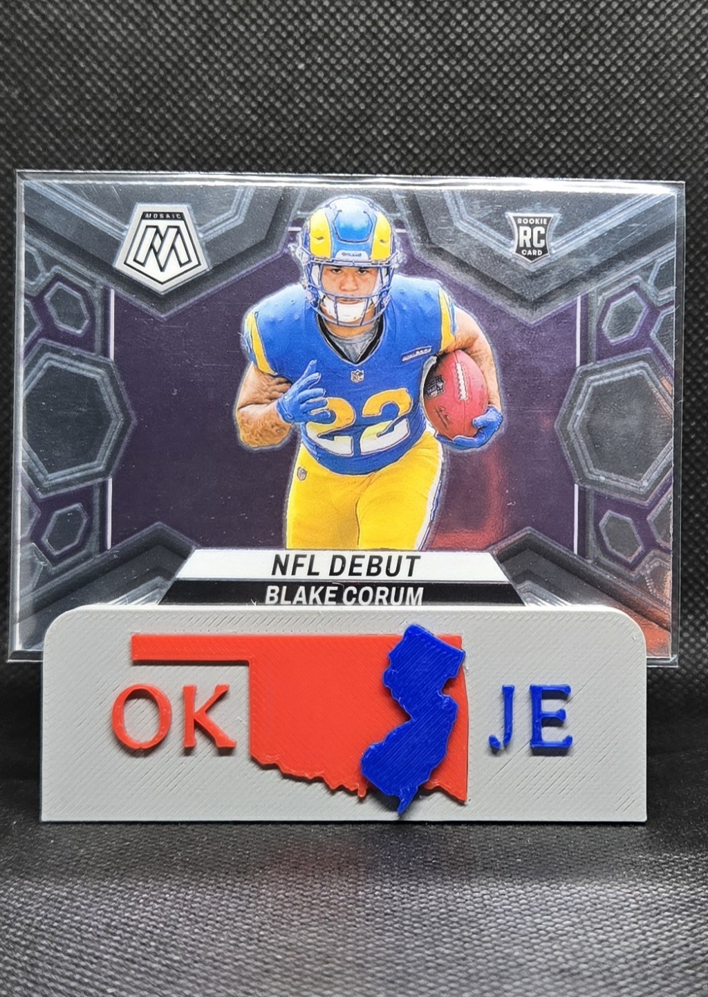 Blake Corum 2024 Mosaic NFL Debut Rookie Base No 278