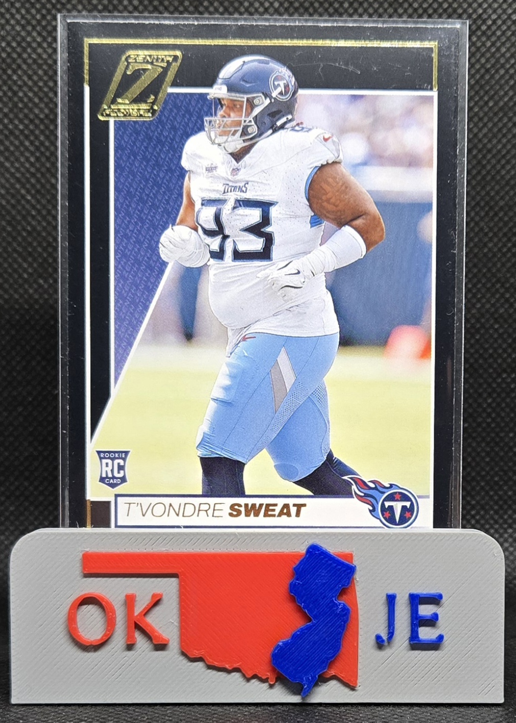 T'Vondre Sweat 2024 Zenith Rookie Base No 195