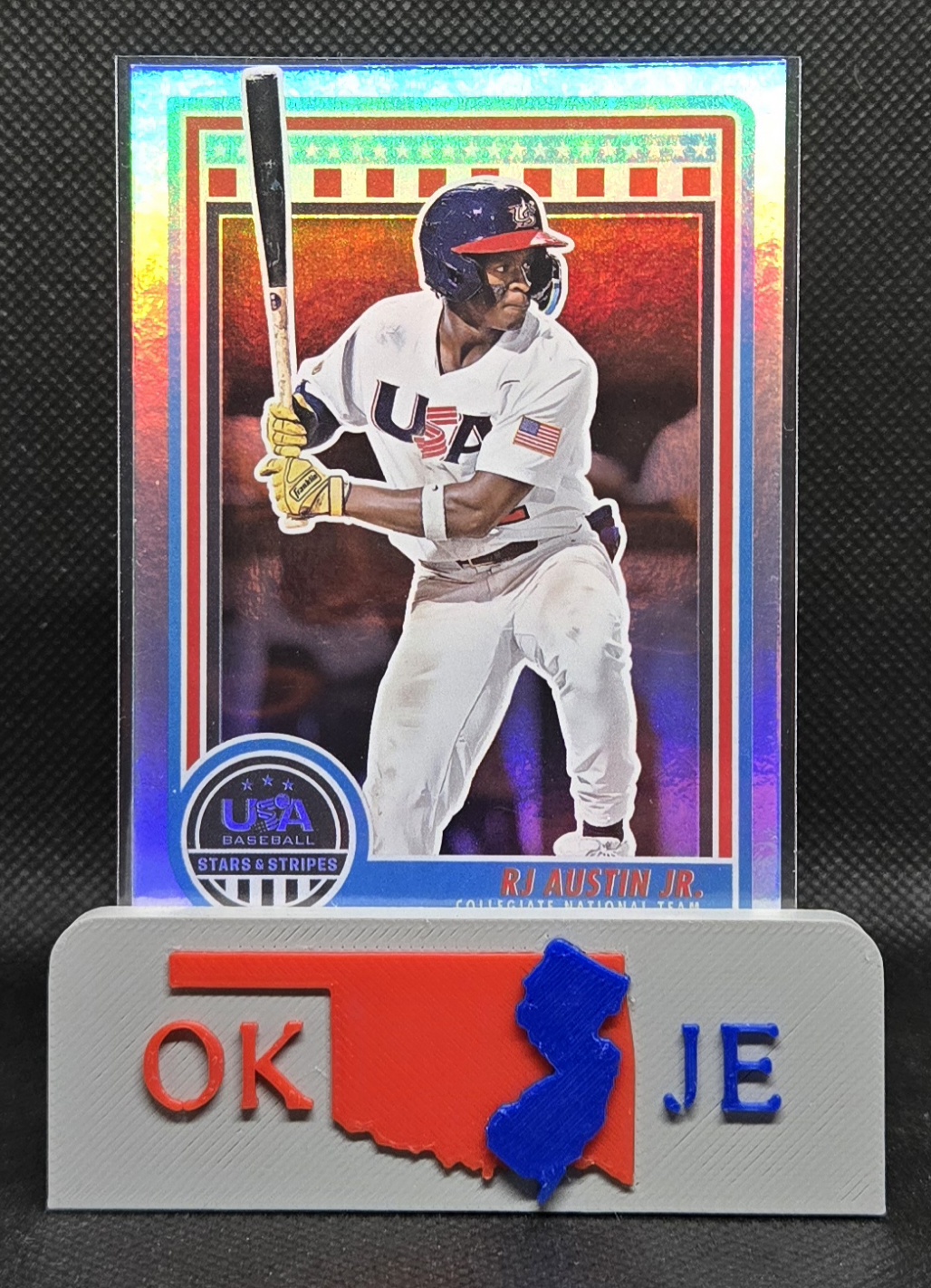 RJ Austin Jr. 2025 USA Baseball Stars & Stripes National Team No 50