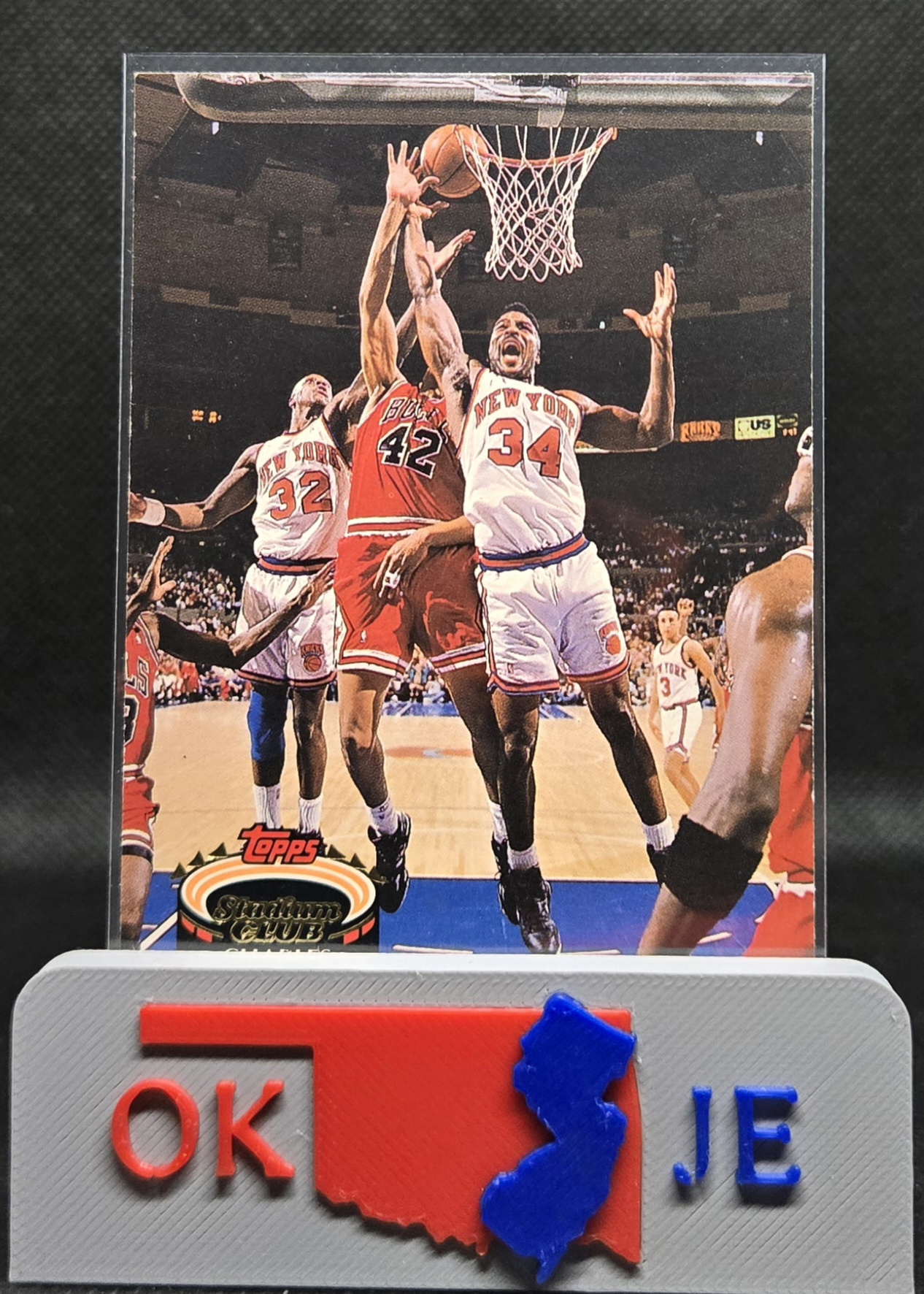 Charles Oakley 1992 Stadium Club No 55