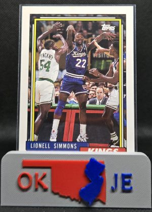 Lionel Simmons 1992 Topps No 22