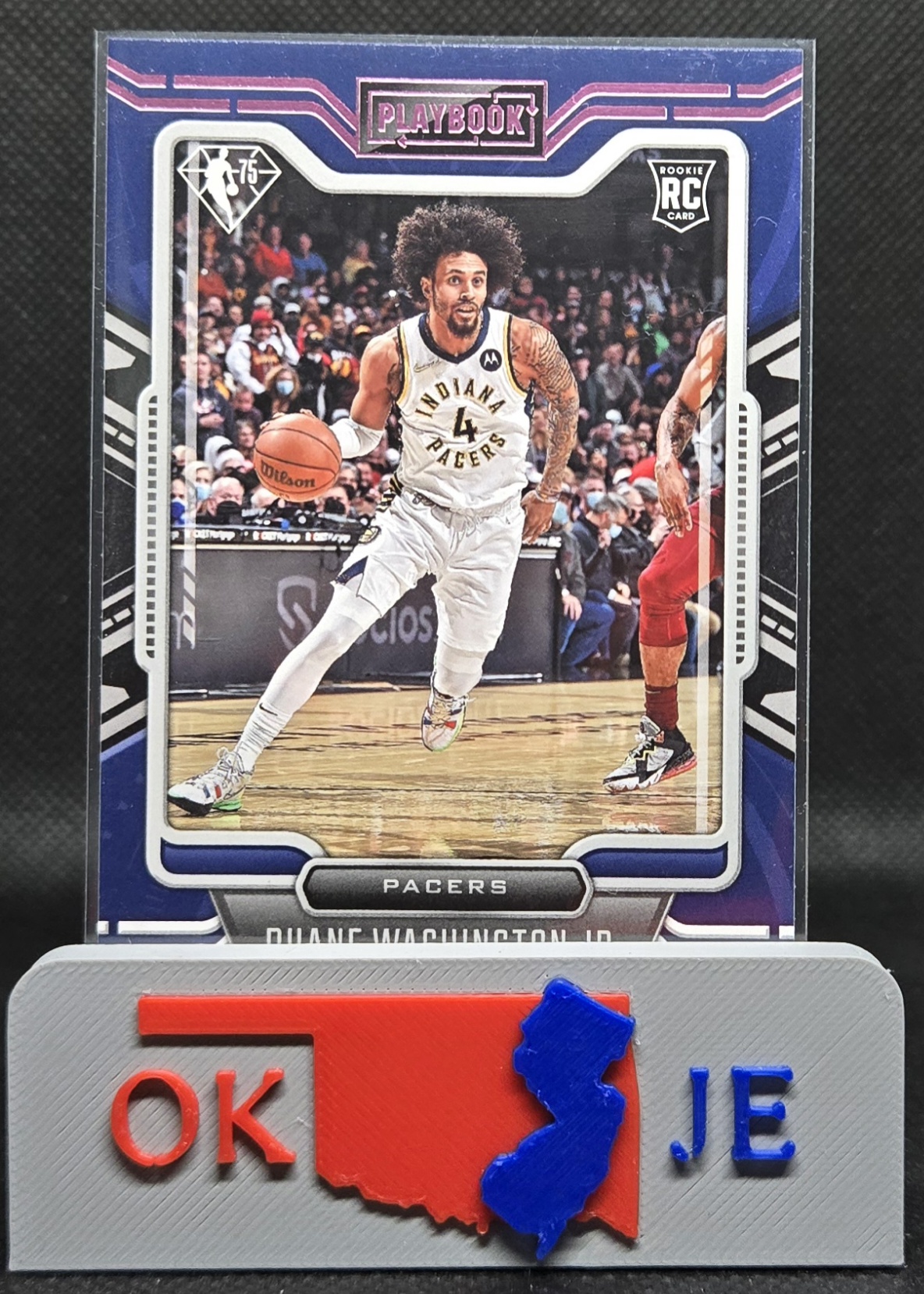 Duane Washington Jr 2021-22 Chronicles Playbook Pink Rookie No 288