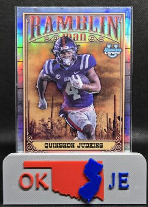 Quinshon Judkins 2023 Bowman U Chrome Ramblin' Man No RM-10