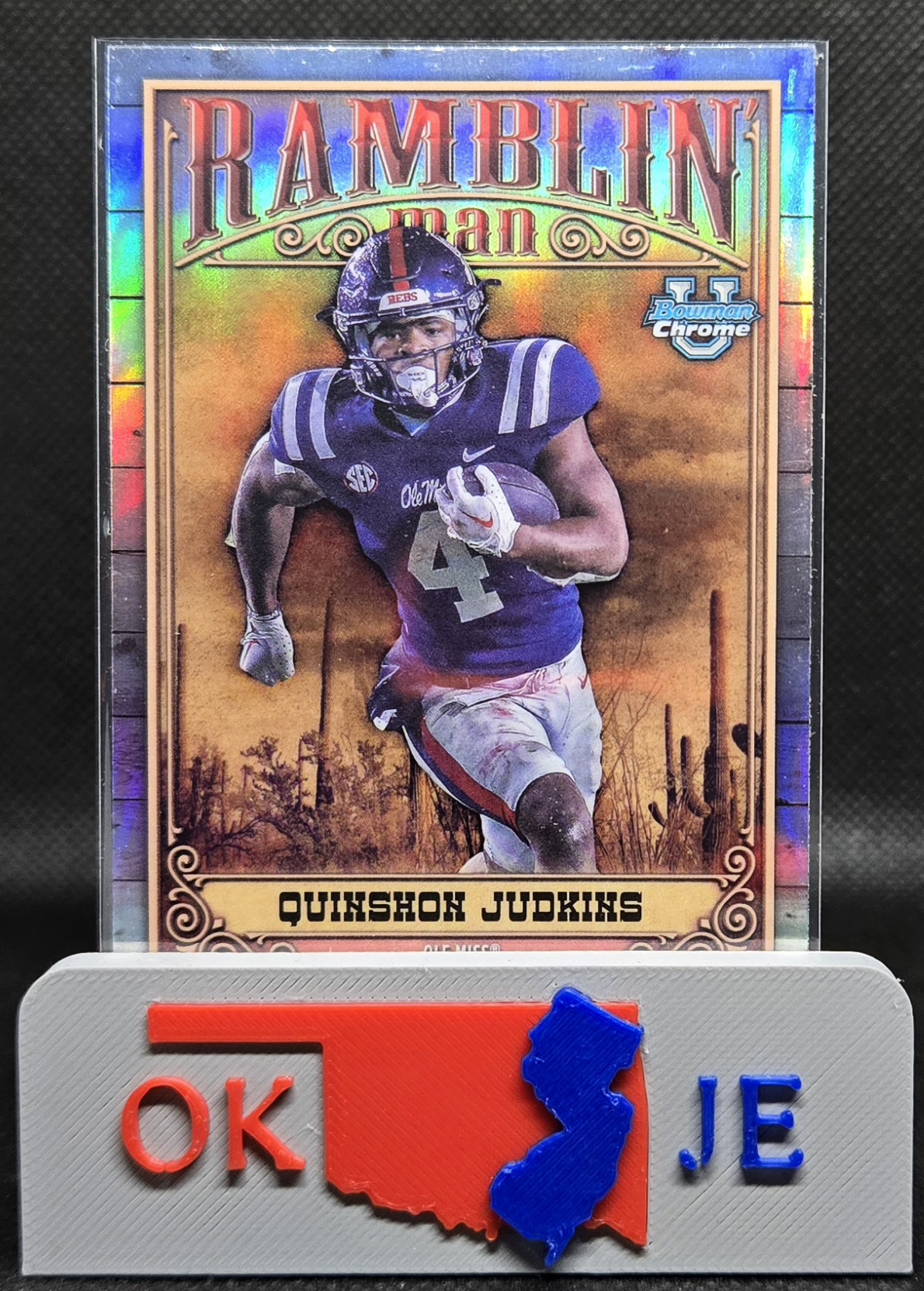Quinshon Judkins 2023 Bowman U Chrome Ramblin' Man No RM-10