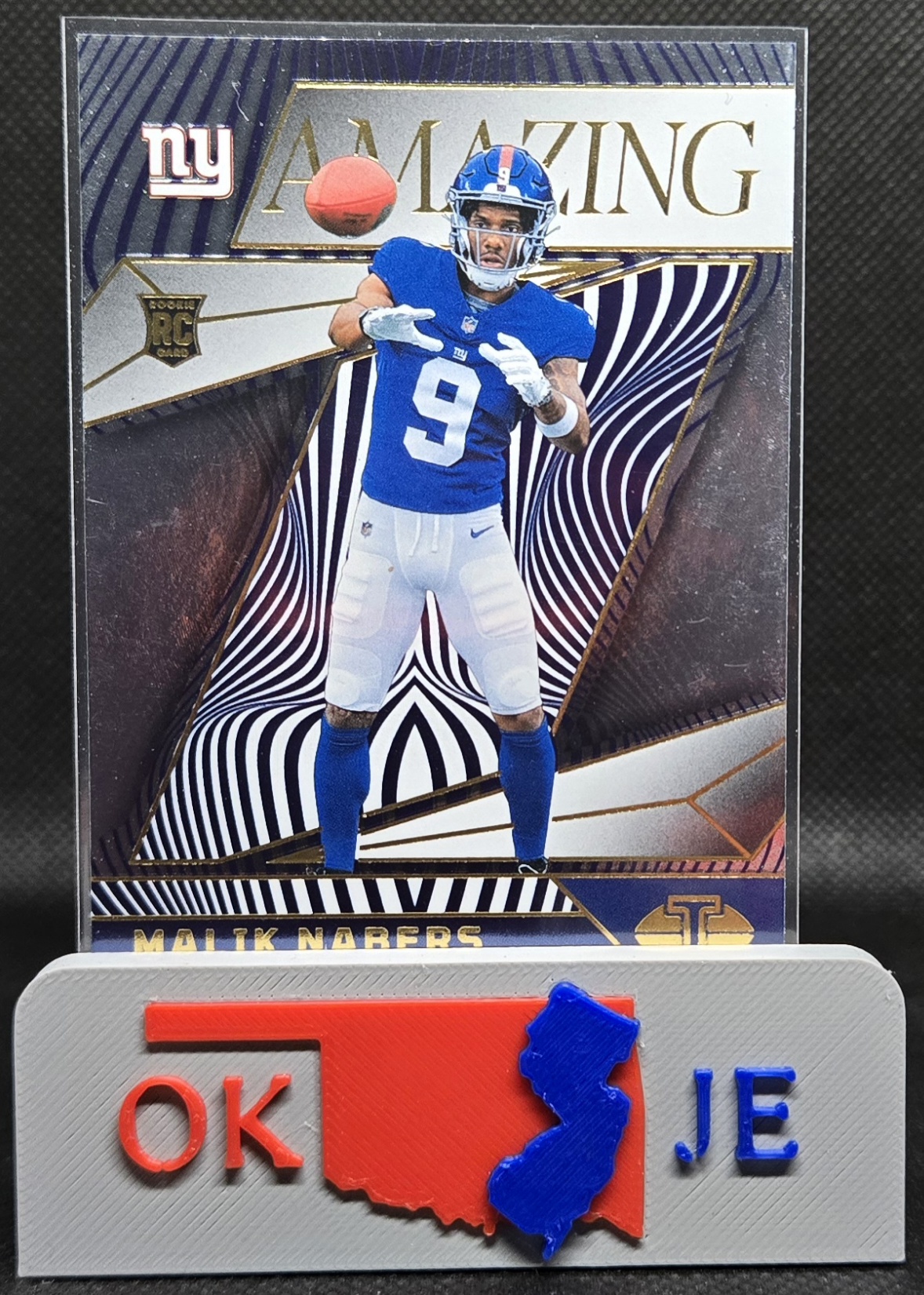 Malik Nabers 2024 Illusions Amazing Rookie No 4