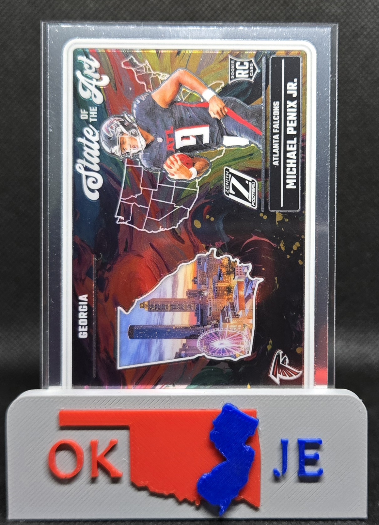 Michael Penix Jr 2024 Zenith State of the Art Rookie No 13