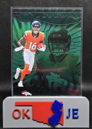 Troy Franklin 2024 Illusions Emerald Rookie No 24