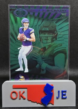 JJ McCarthy 2024 Illusions Emerald Rookie No 100