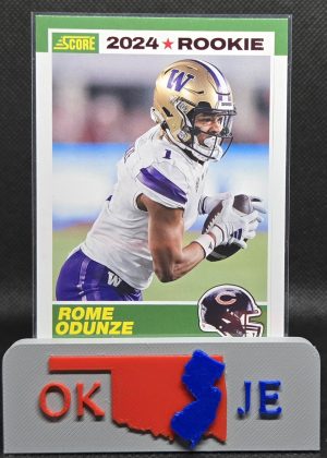 Rome Odunze 2024 Score 35th Anniversary Red Rookie No 6