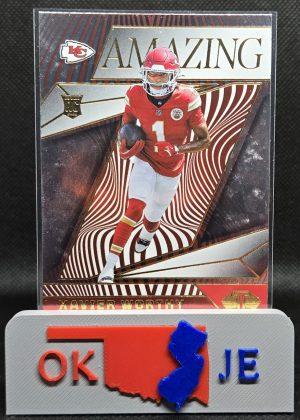 Xavier Worthy 2024 Illusions Amazing Rookie No 5