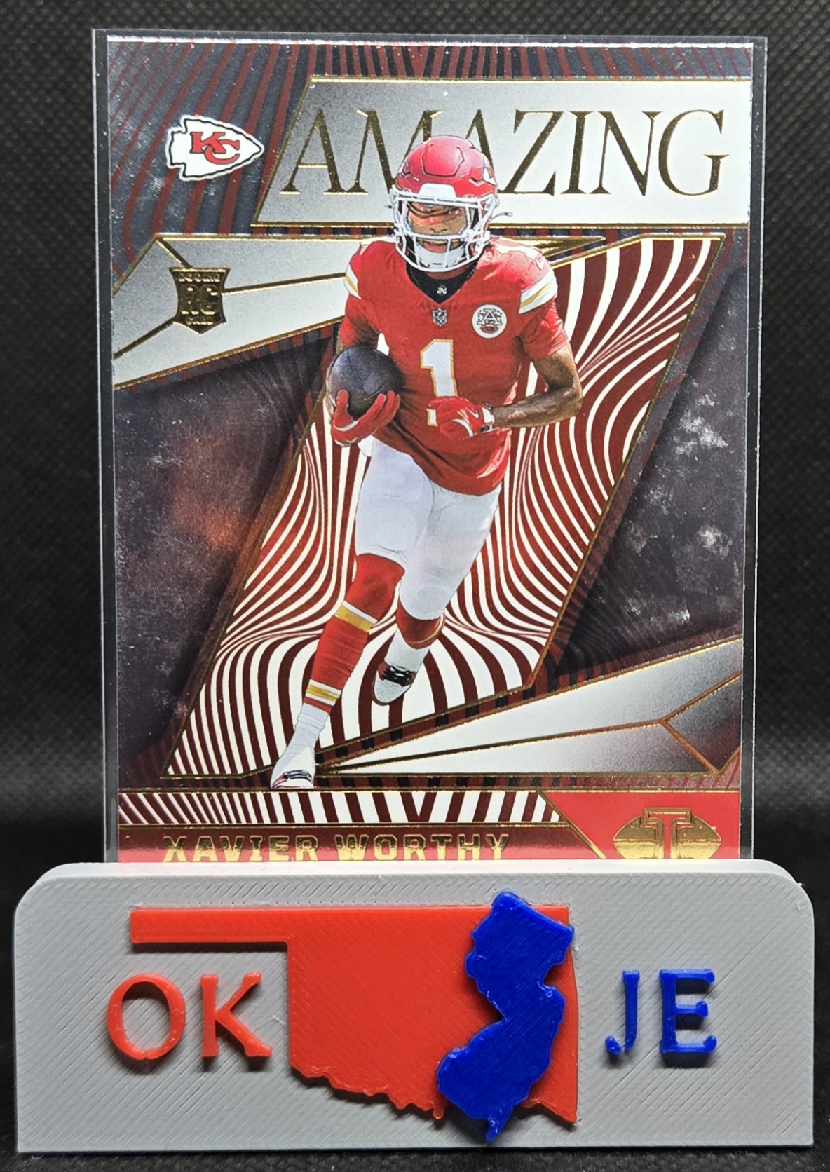 Xavier Worthy 2024 Illusions Amazing Rookie No 5
