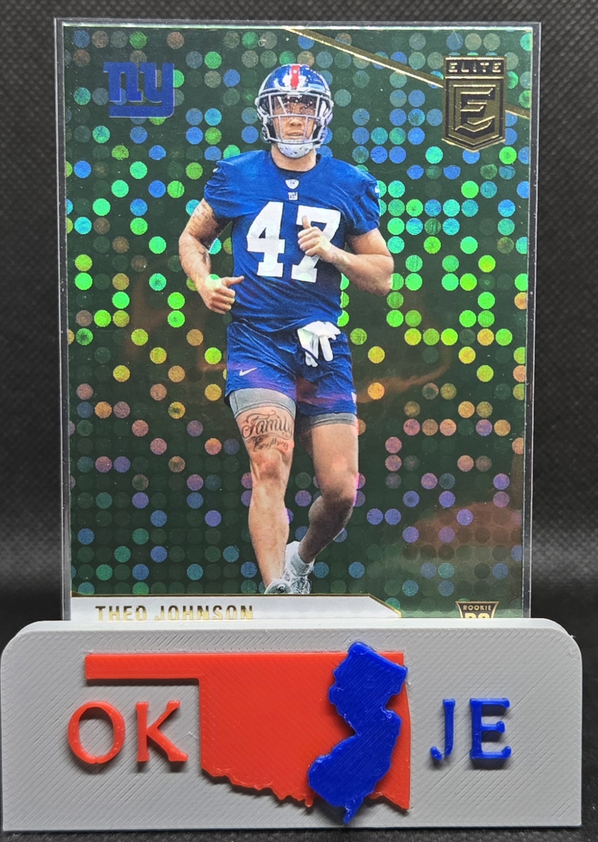 Theo Johnson 2024 Elite Green Disco Rookie No 102