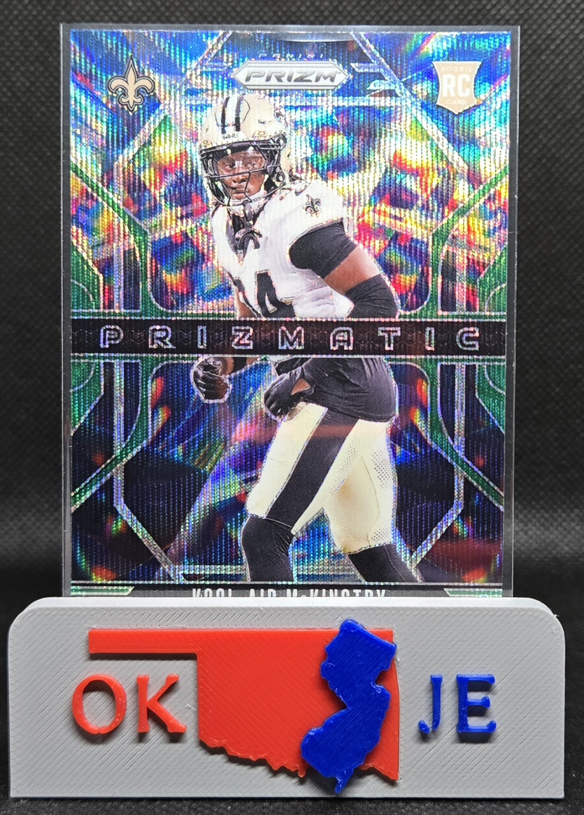 Kool-Aid McKinstry 2024 Prizm Prizmatic Green Wave Rookie No 7