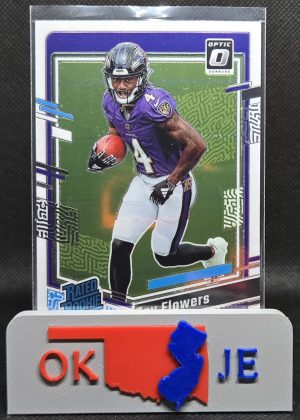 Zay Flowers 2023 Optic Rated Rookie No 210