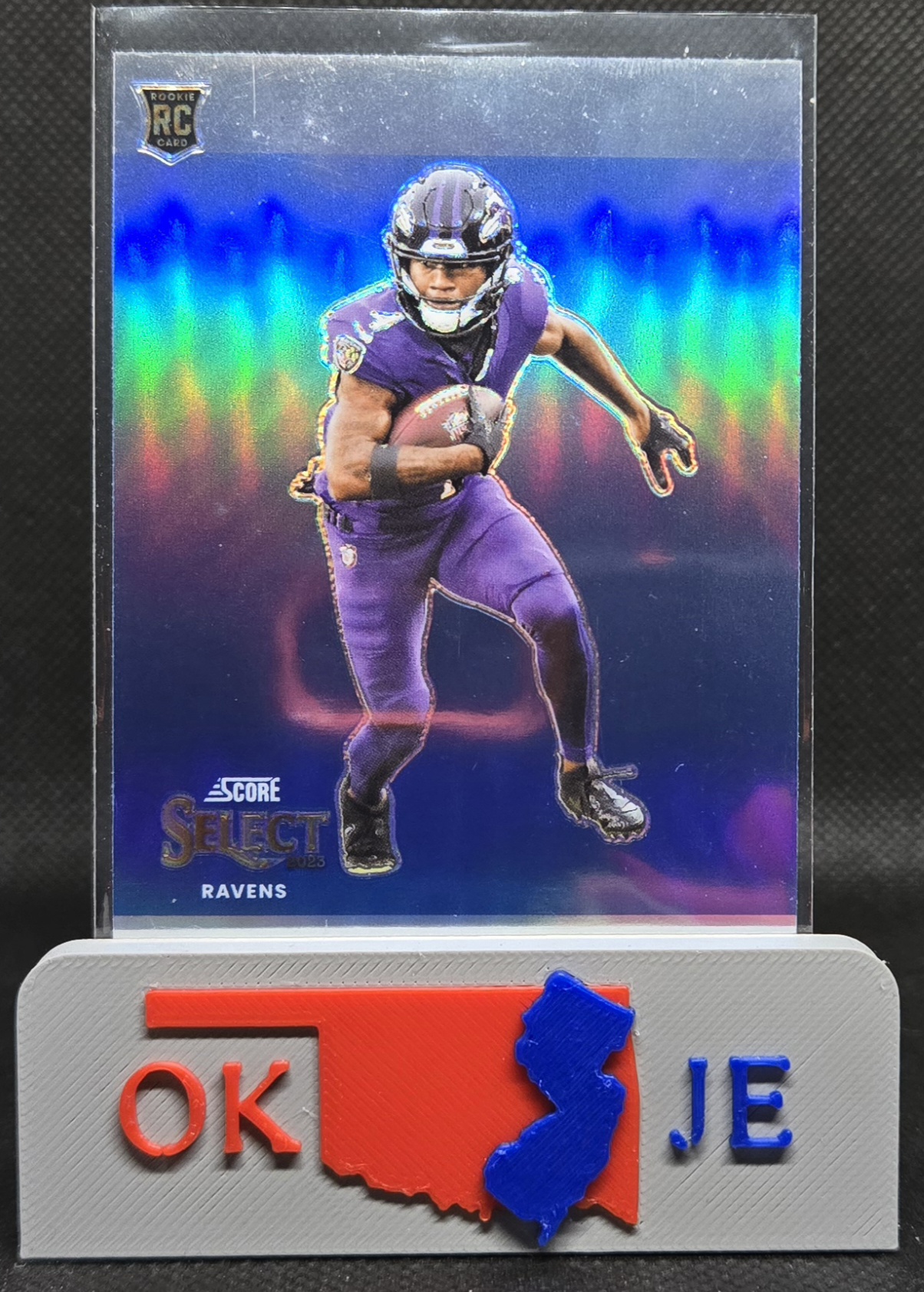 Zay Flowers 2023 Select Prizm Throwback Rookie No STW-ZFL (25)