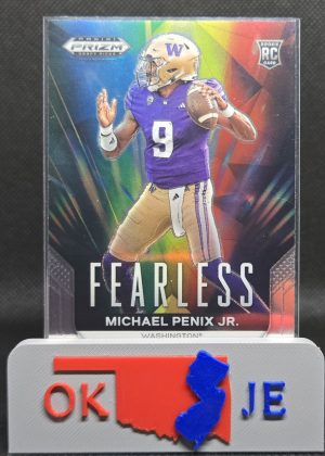 Michael Penix Jr 2024 Prizm Draft Picks Fearless Rookie No F-MPJ
