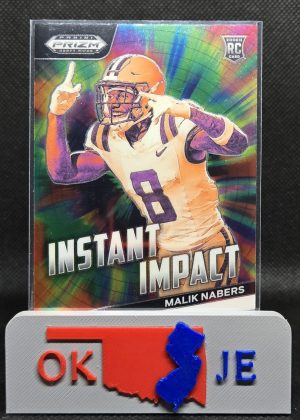 Malik Nabers 2024 Prizm Draft Picks Instant Impact Rookie No II-MN