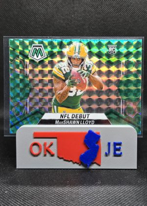 MarShawn Lloyd 2024 Mosaic Green Mosaic Rookie Debut (Color Match) No 279