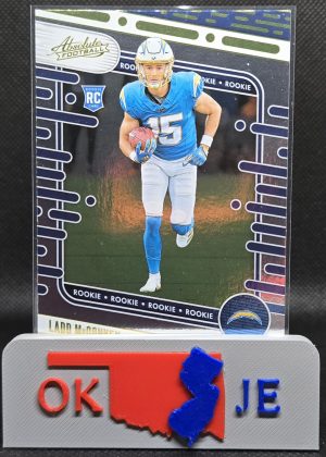 Ladd McConkey 2024 Absolute Yellow Rookie (Color Match) No 134