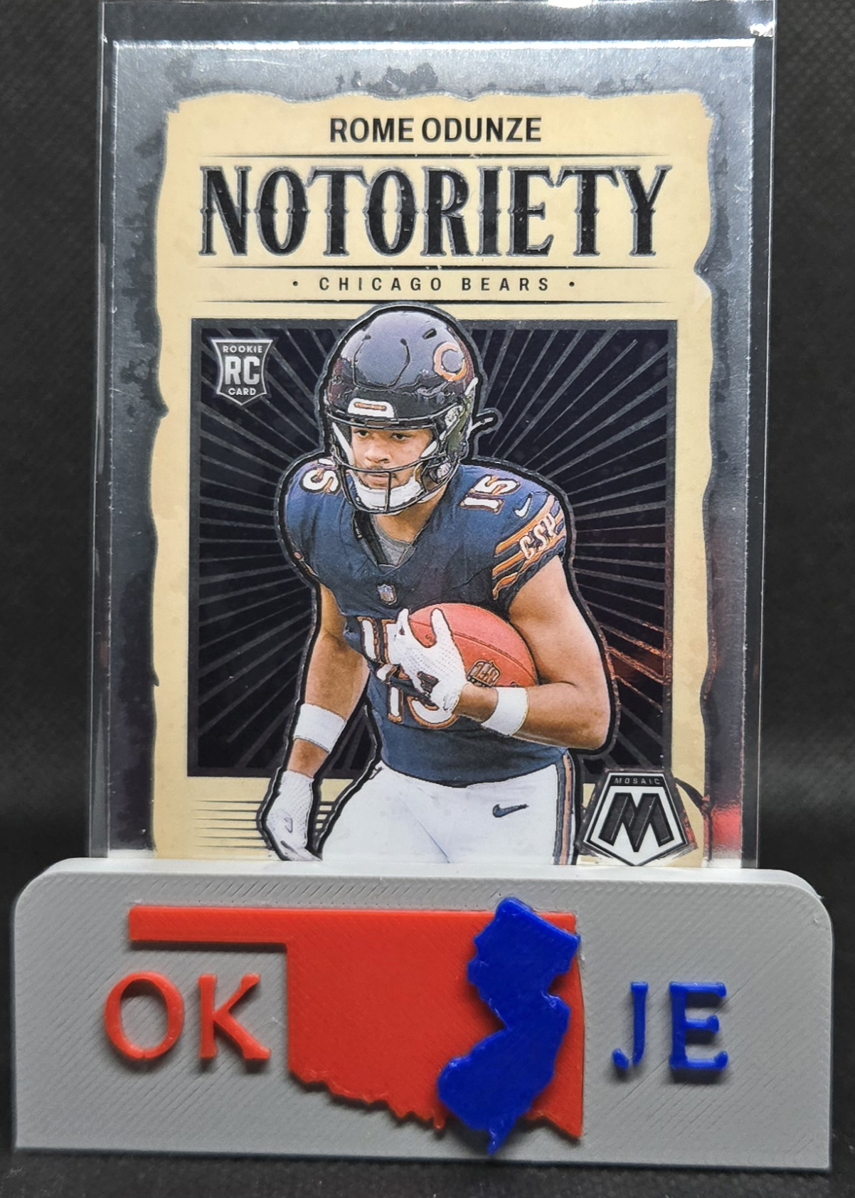 Rome Odunze 2024 Mosaic Notoriety Rookie No 24