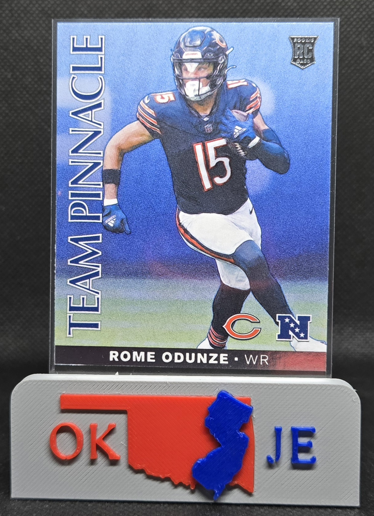 Rome Odunze - Xavier Worthy 2024 Encore Team Pinnacle Dual Rookie No 14