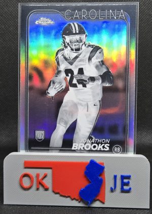 Jonathon Brooks 2024 Chrome Negative Refractor Rookie No 216