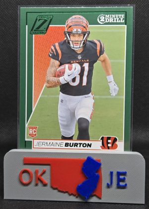 Jermaine Burton 2024 Zenith Two Minute Drill Rookie No 151
