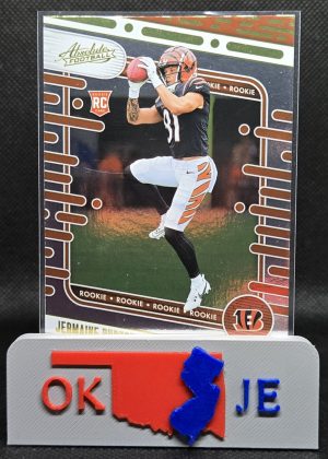 Jermaine Burton 2024 Absolute Yellow Rookie No 166