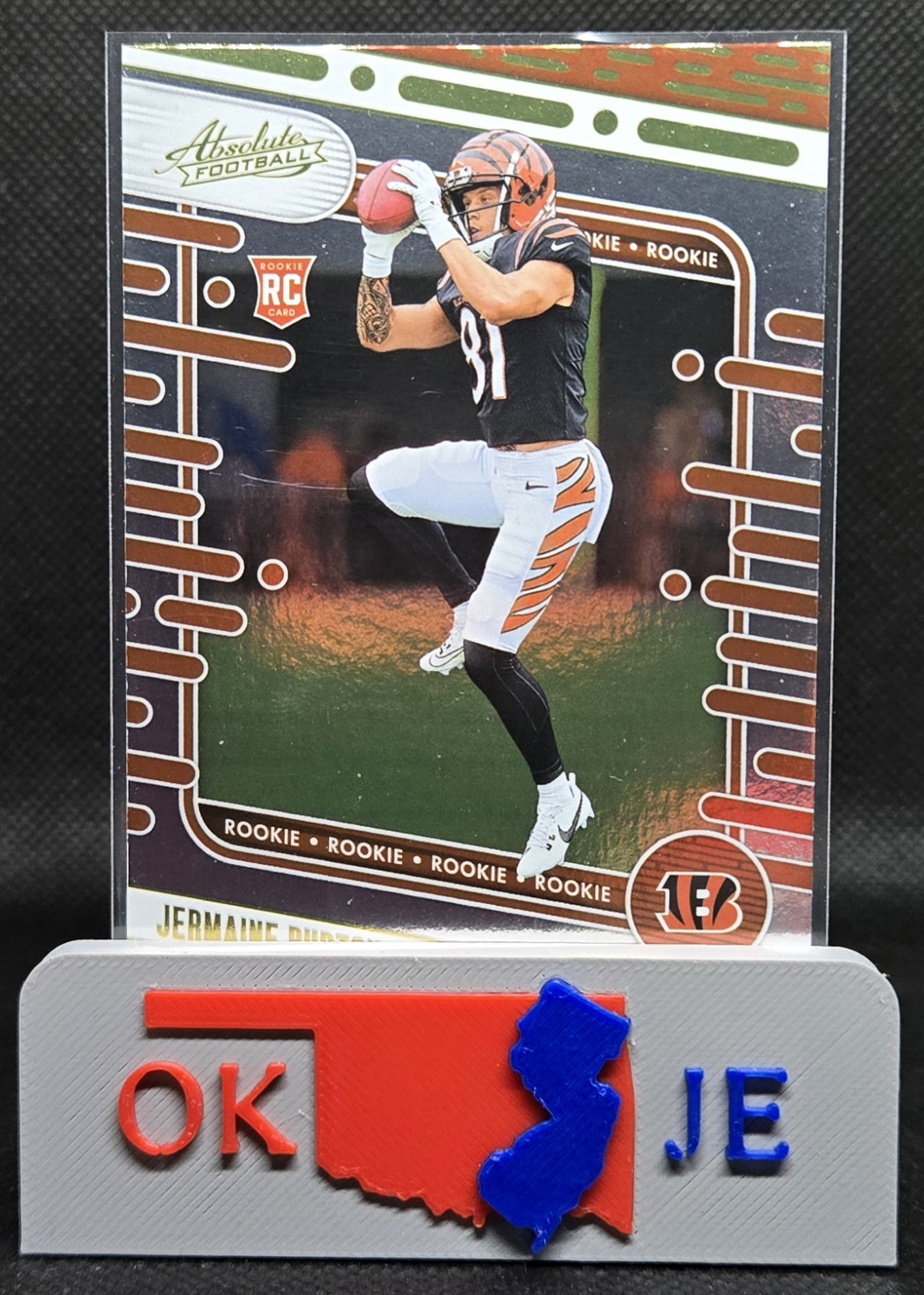 Jermaine Burton 2024 Absolute Yellow Rookie No 166