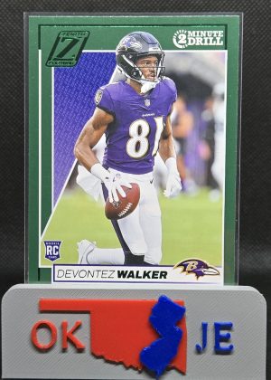 Devontez Walker 2024 Zenith Two Minute Drill Rookie No 128