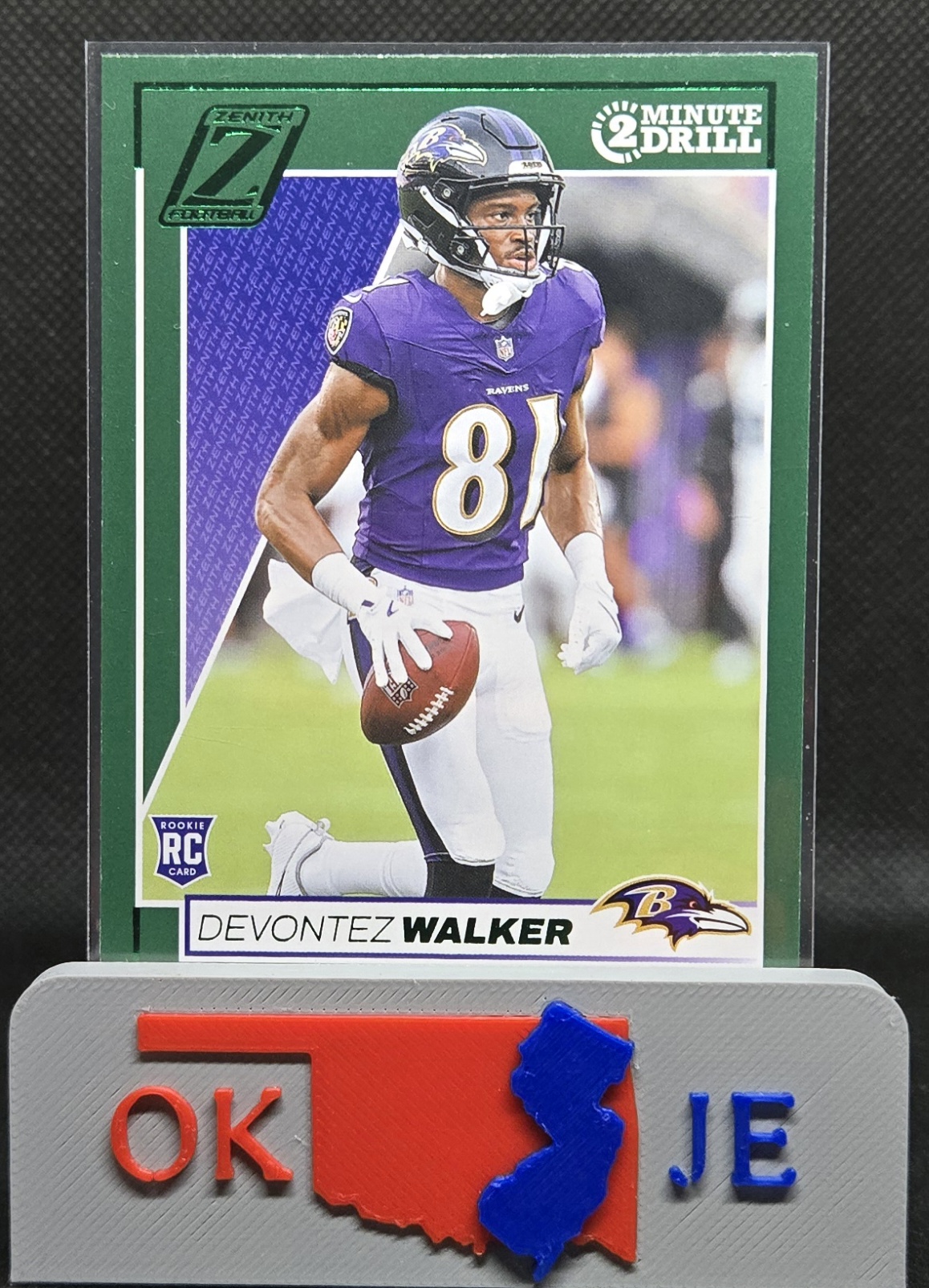 Devontez Walker 2024 Zenith Two Minute Drill Rookie No 128