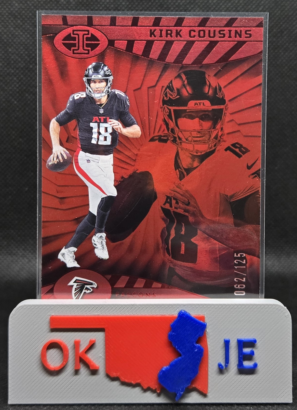 Kirk Cousins 2024 Illusions Ruby /125 No 6