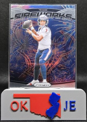 CJ Stroud 2024 Prizm Fireworks No 3