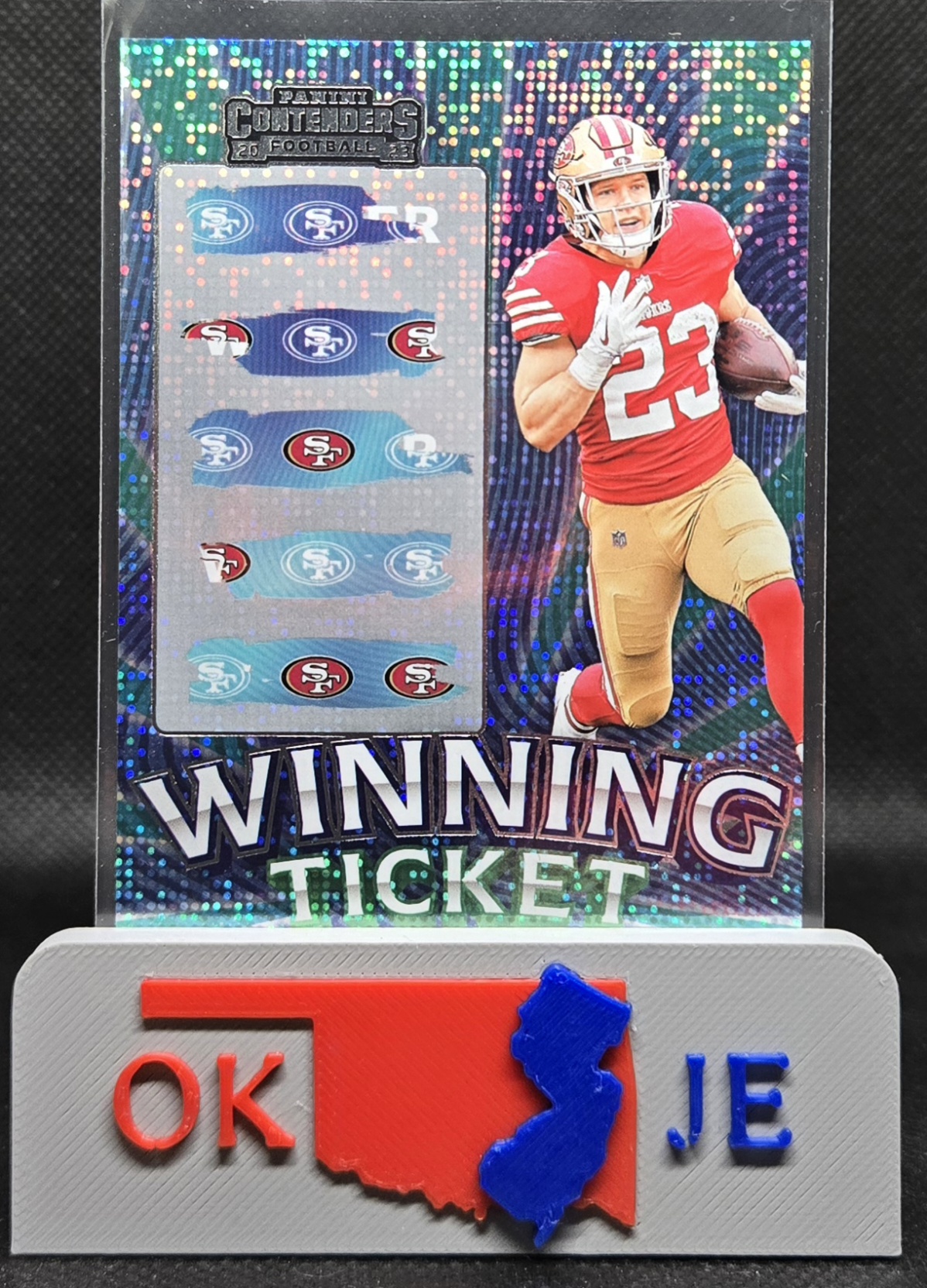 Christian McCaffrey 2023 Contenders Winning Ticket No 2