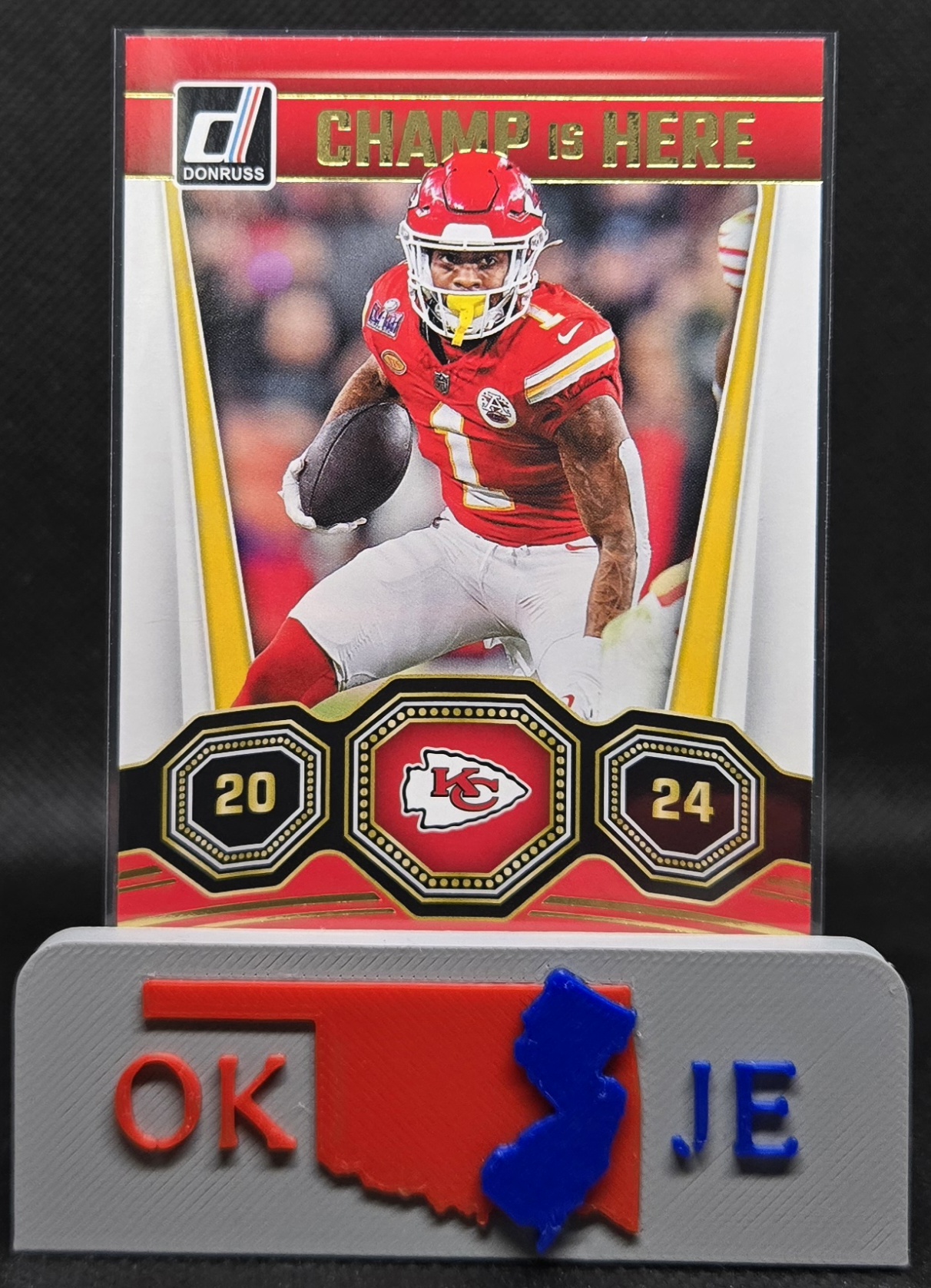Jerick McKinnon 2024 Donruss Champ is Here No 14