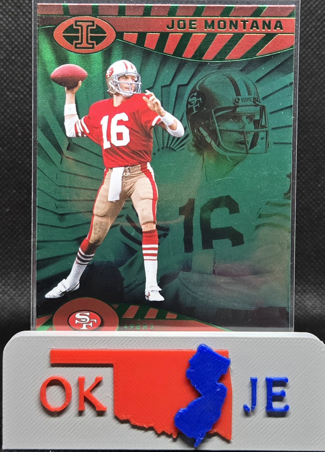 Joe Montana 2024 Illusions Emerald No 98