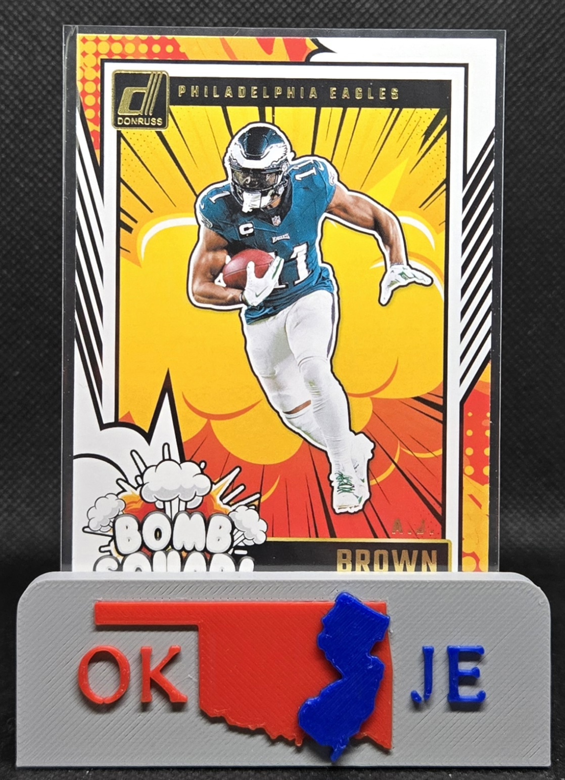 AJ Brown 2024 Donruss Bomb Squad No 4