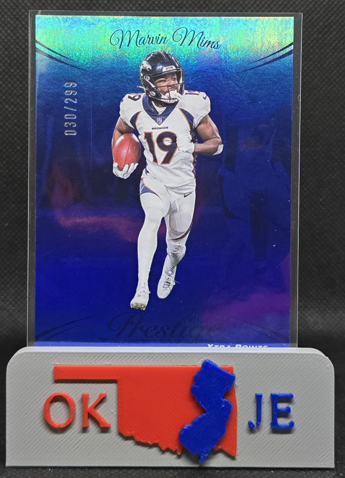 Marvin Mims 2024 Prestige Xtra Points Blue /299 No 89