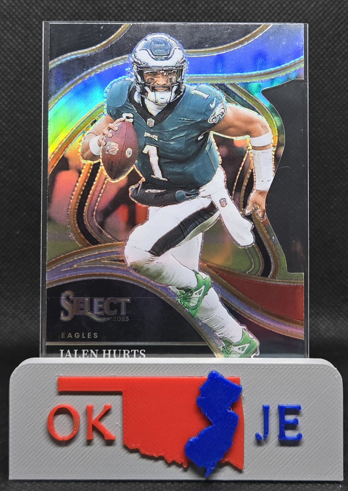 Jalen Hurts 2023 Select Black & Red Club Level Die Cut No 264