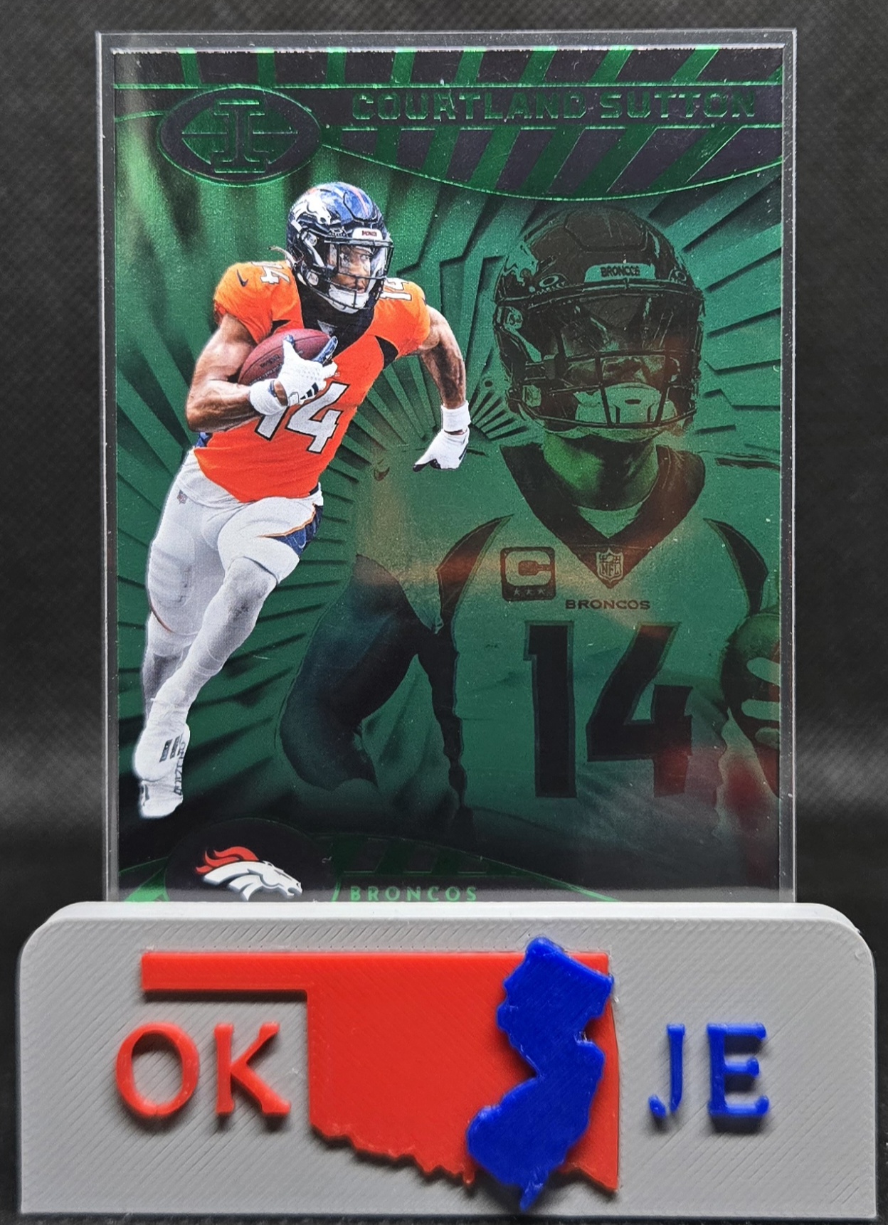 Courtland Sutton 2024 Illusions Emerald No 23