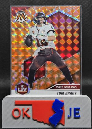Tom Brady 2021 Super Bowl MVPs Reactive Orange Mosaic No 285