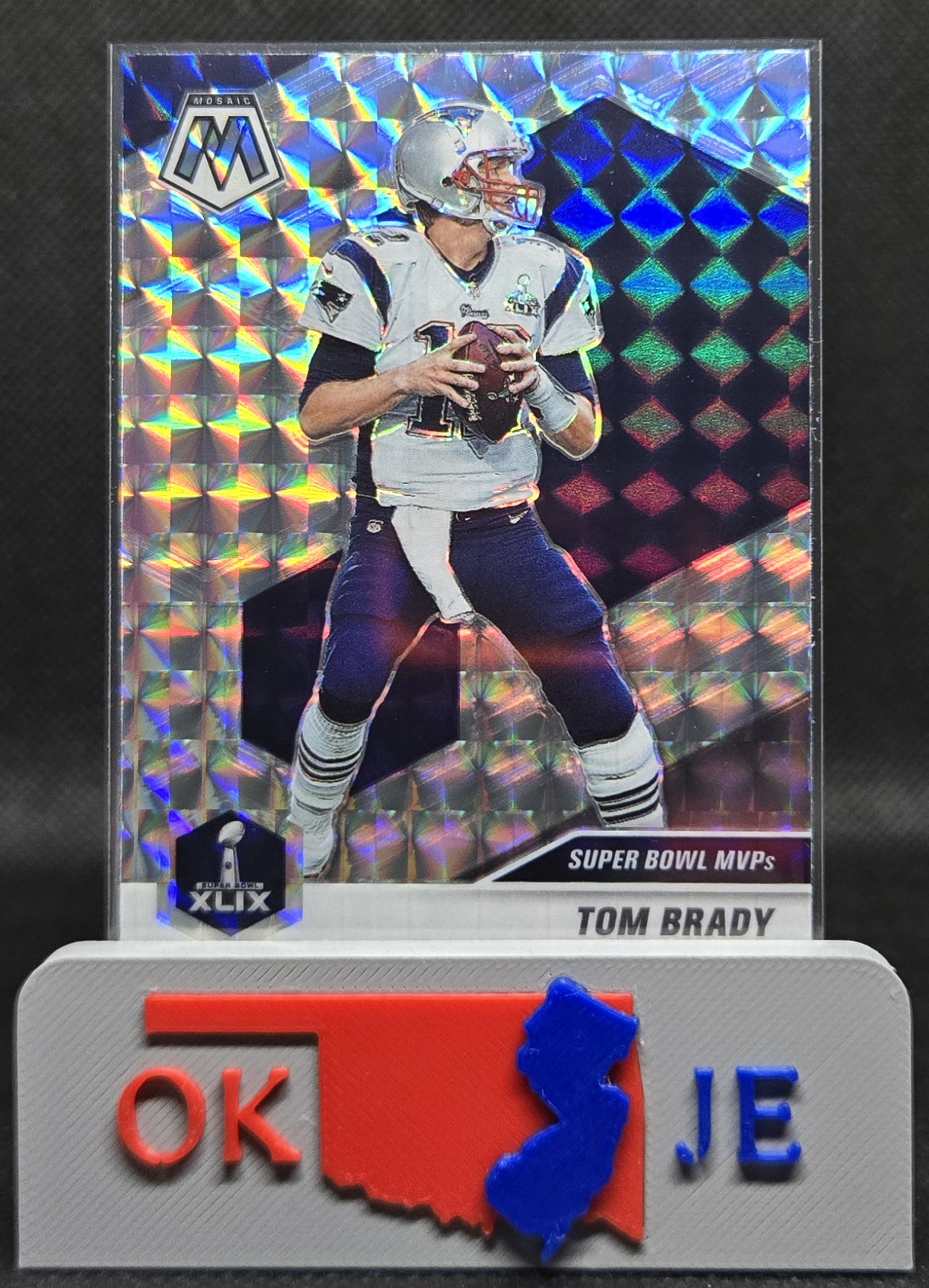 Tom Brady 2021 Mosaic Super Bowl MVPs Silver No 283