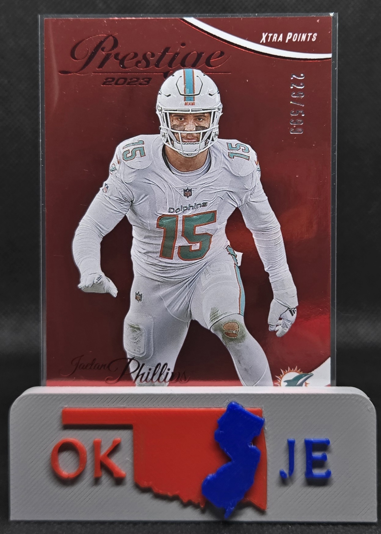 Jaelan Phillips 2023 Prestige Red Xtra Points /599 No 179